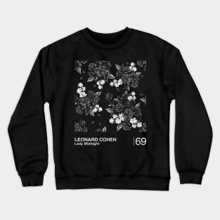 Lady Midnight / Minimalist Graphic Design Fan Artwork Crewneck Sweatshirt